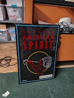 Sign American Spirit  Rare 
