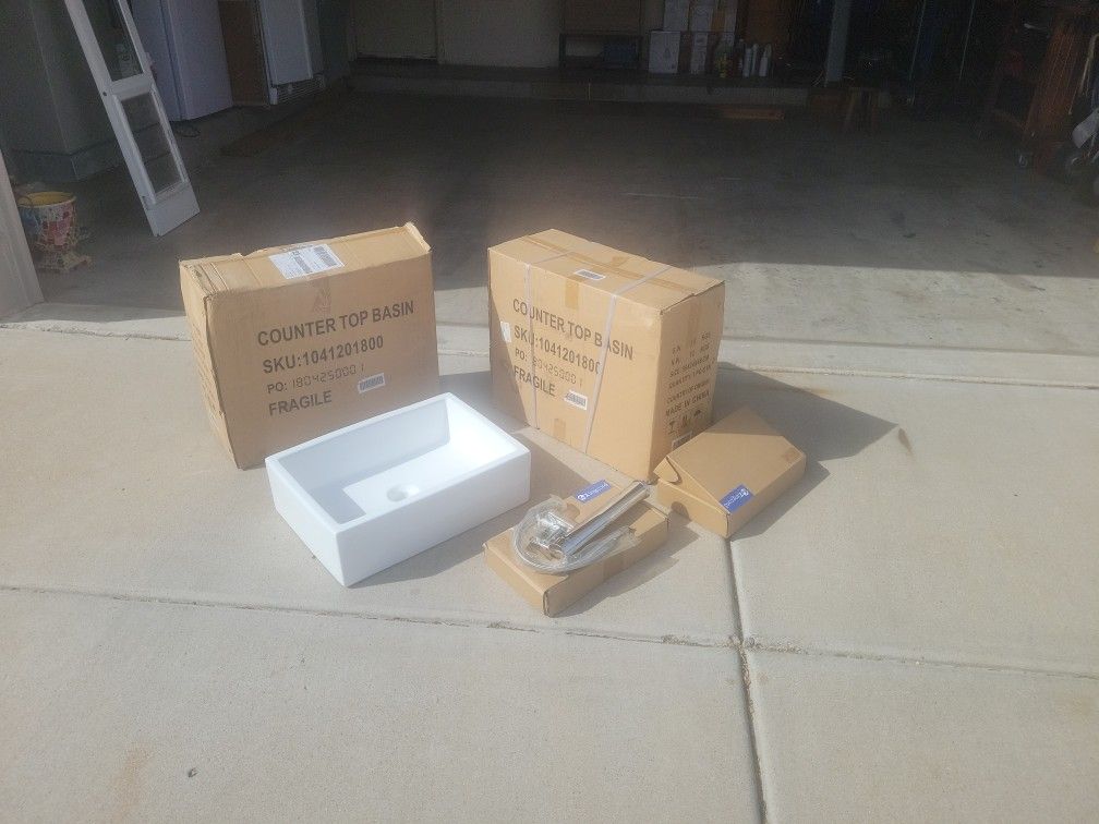 Counter Top Basin New, 60.00 OBO (It is not Includes the Faucet)