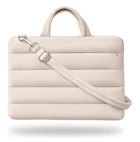 Laptop Carrying Case Sleeve with Strap, Shoulder Bag with Handle 13-14"