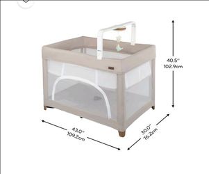 NEW IN BOX - Evenflo Eris One-Hand Playard with Bassinet ($100)