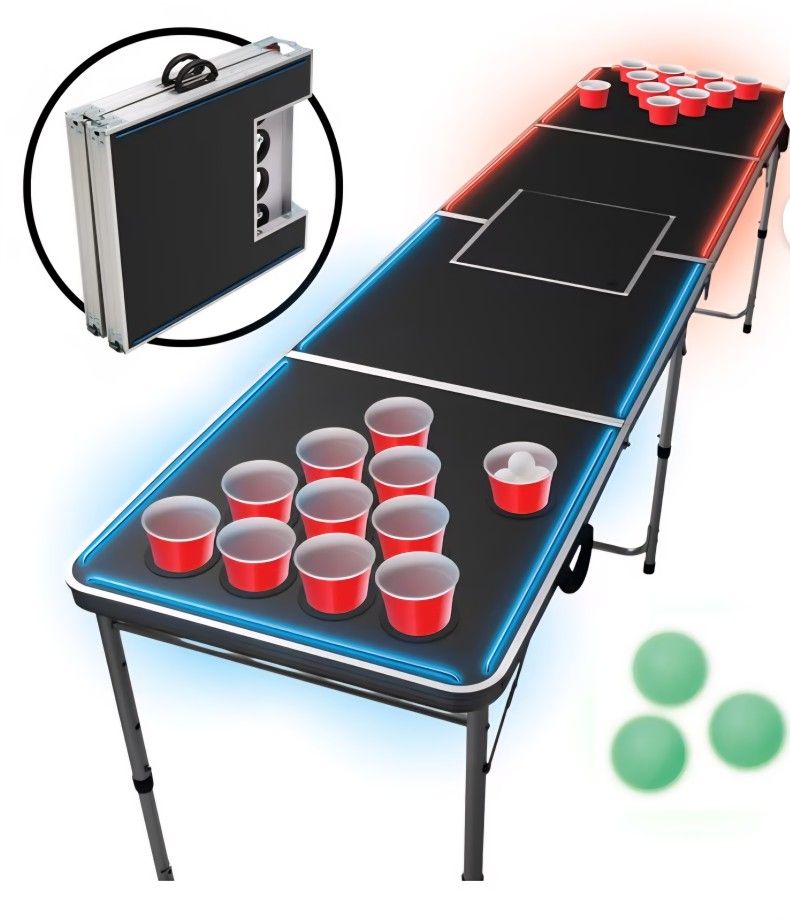 New Never Used Portable Beer Pong Table!