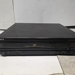 SONY MODEL NO. CDP-C500

COMPACT DISC PLAYER

AC 120V

10 W

60 HZ