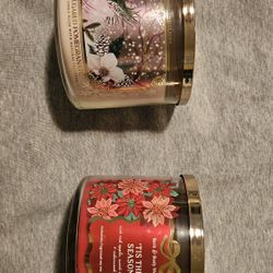 Bath And Body Works 3 Wick Candles