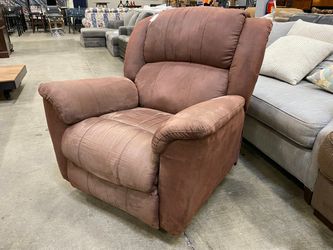 Plush Cocoa Manual Recliner