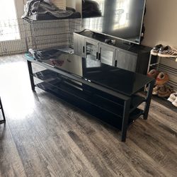 Glass TV Stand