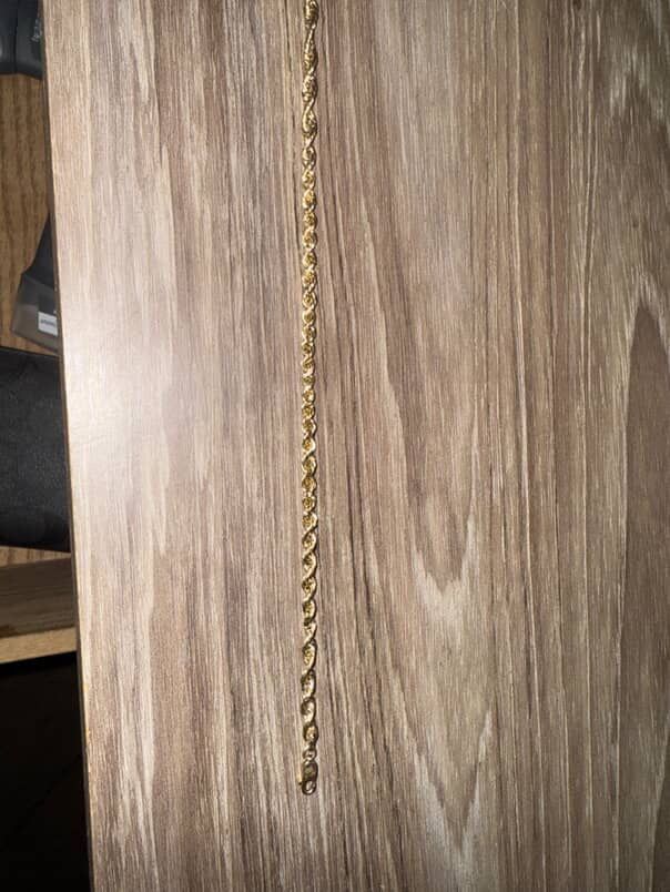 10k Gold Rope Bracelet
