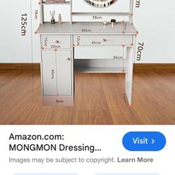 Dresser Mirror Light Up