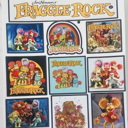 Fraggle Rock Sticker Sheet