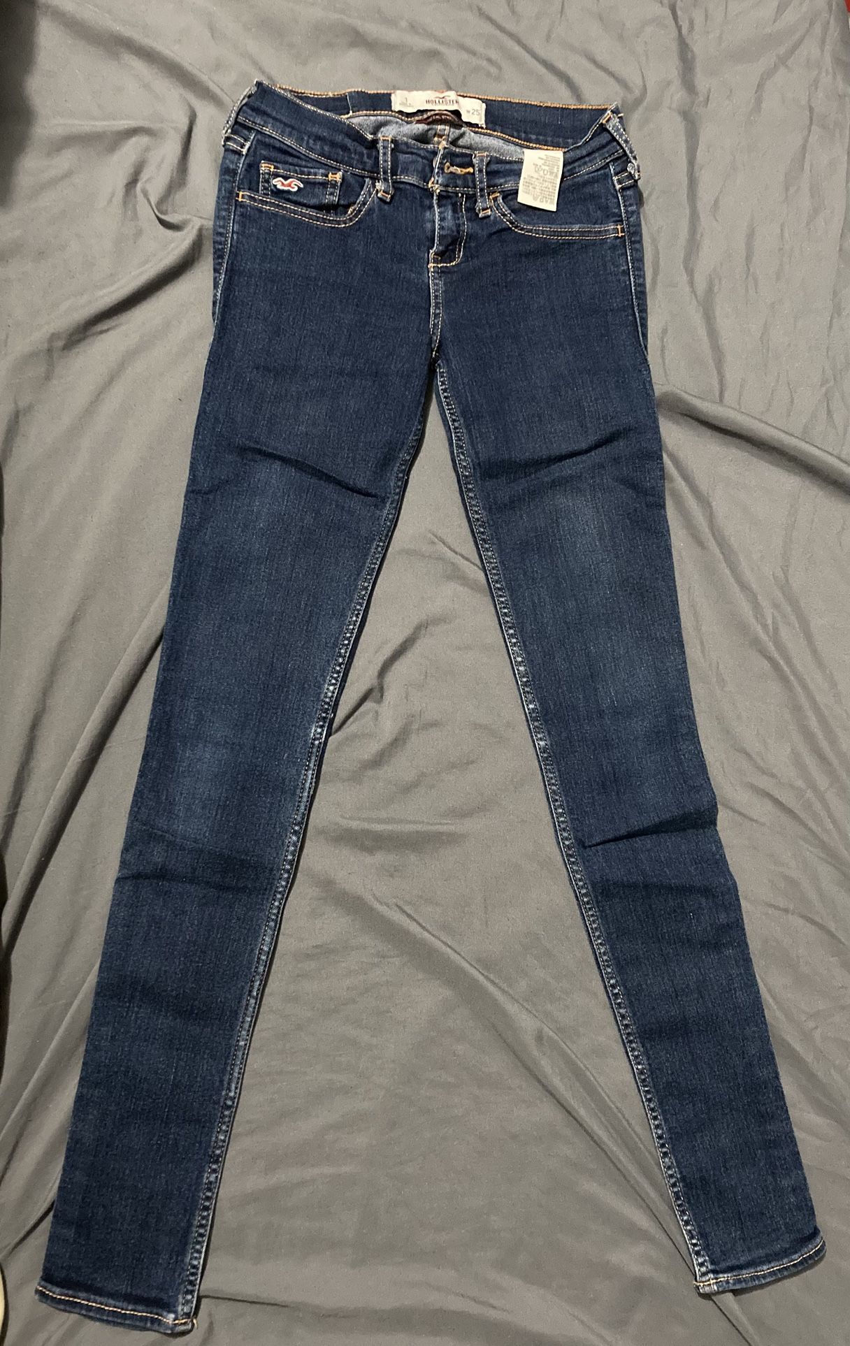 Hollister Dark Wash Skinny Jeans - Size 25，like new