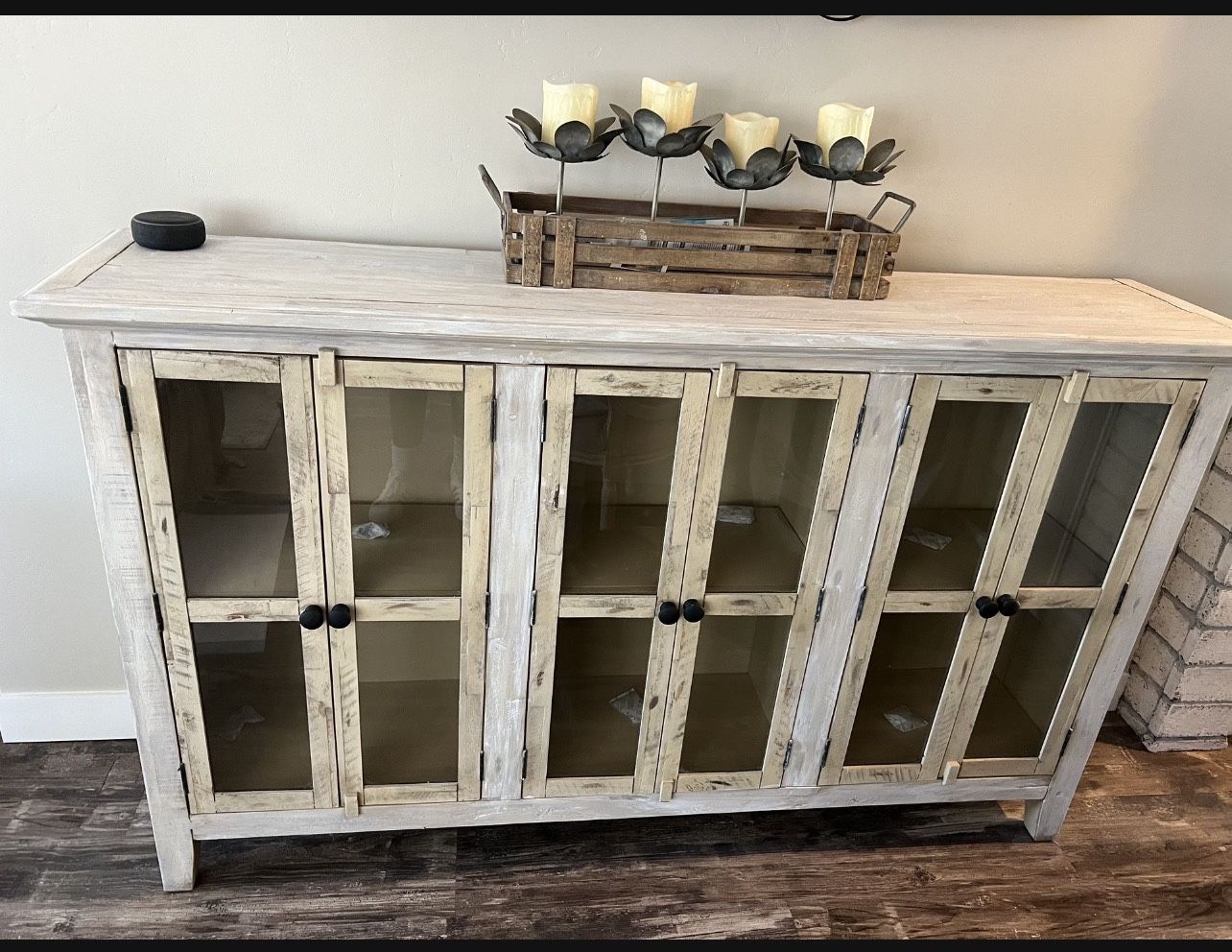 TV Stand/ Cabinet - Off White/Ivory.