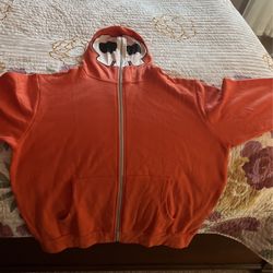 SKULL MASK ZIP UP HOODIE
