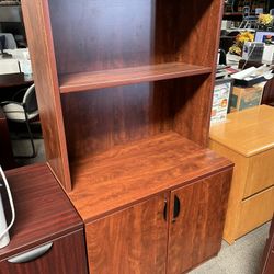Storage Cabinet With Hutch 