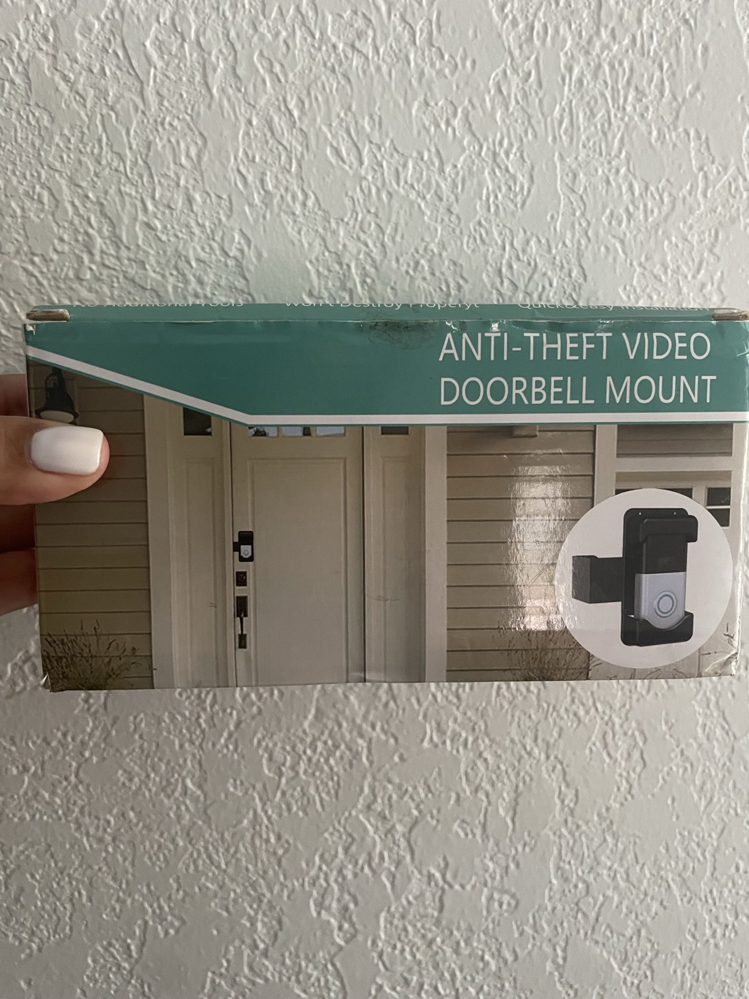 Anti-theft video Doorbell Mount