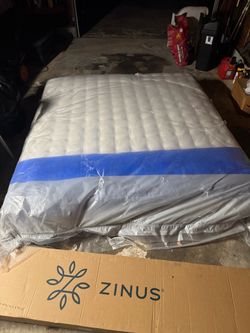 Brand New King Sealy Posturepedic Mattress + Zinus Bed Frame