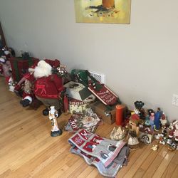 Assorted Christmas Decorations - More Than 30