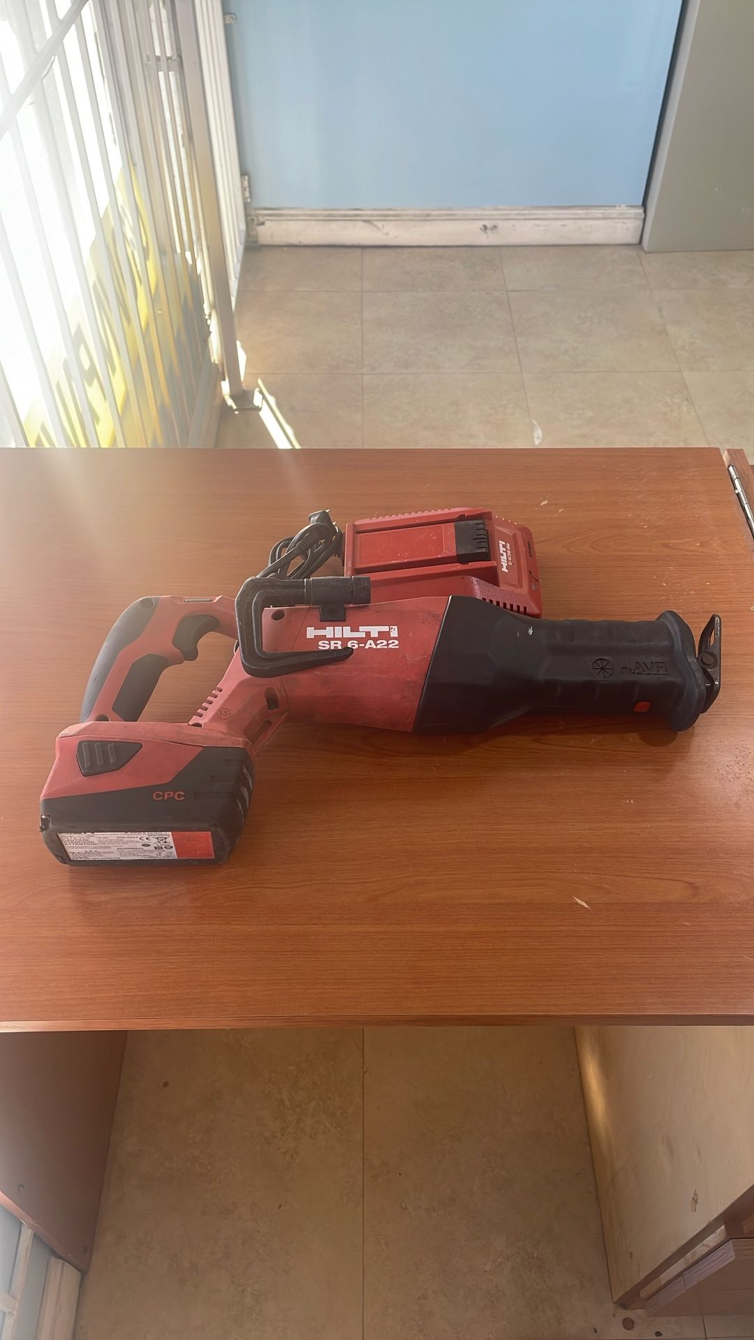 Hilti SR 6-A22 Reciprocating Saw 