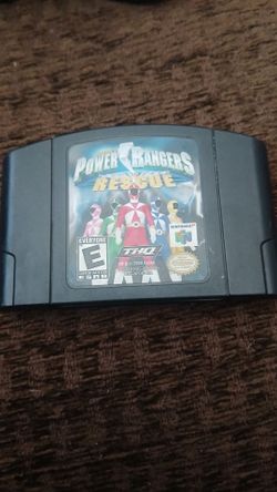 Power Rangers lights peed rescue nintendo 64