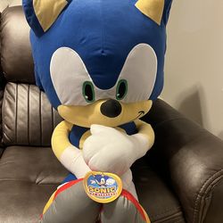 Large Stuffed Sonic