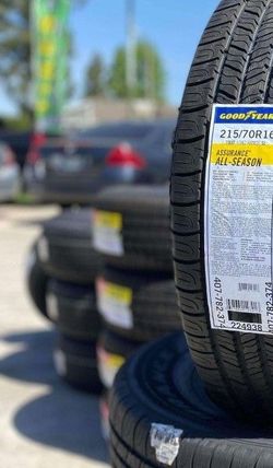 215/70R16 Goodyear Assurance AS 4 New Tires $520 Installed & Balanced