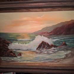 Large OiL Painting 44.5" x 35".