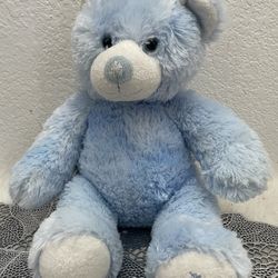 Build A Bear Blue Sparkle Winter Bear Plush