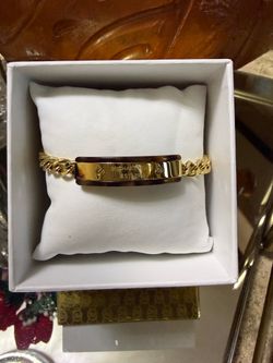 Michael Kors Gold-Tone Chain Link Bracelet