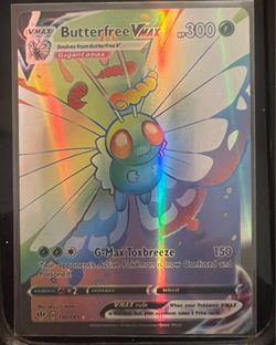 Butterfree VMAX 190/189 Full Art Rainbow Secret Rare Pokemon Darkness Ablaze