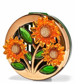 Adorable! BATH & BODY WORKS 🧡🍃🌻SUNFLOWERS🌻🍃🧡Visor & Vent Clip Car fragrance holder