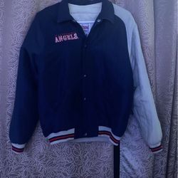 Vintage Anaheim Angels Starter Bomber Jacket, Y Medium