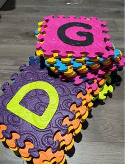 Alphabet foam letters