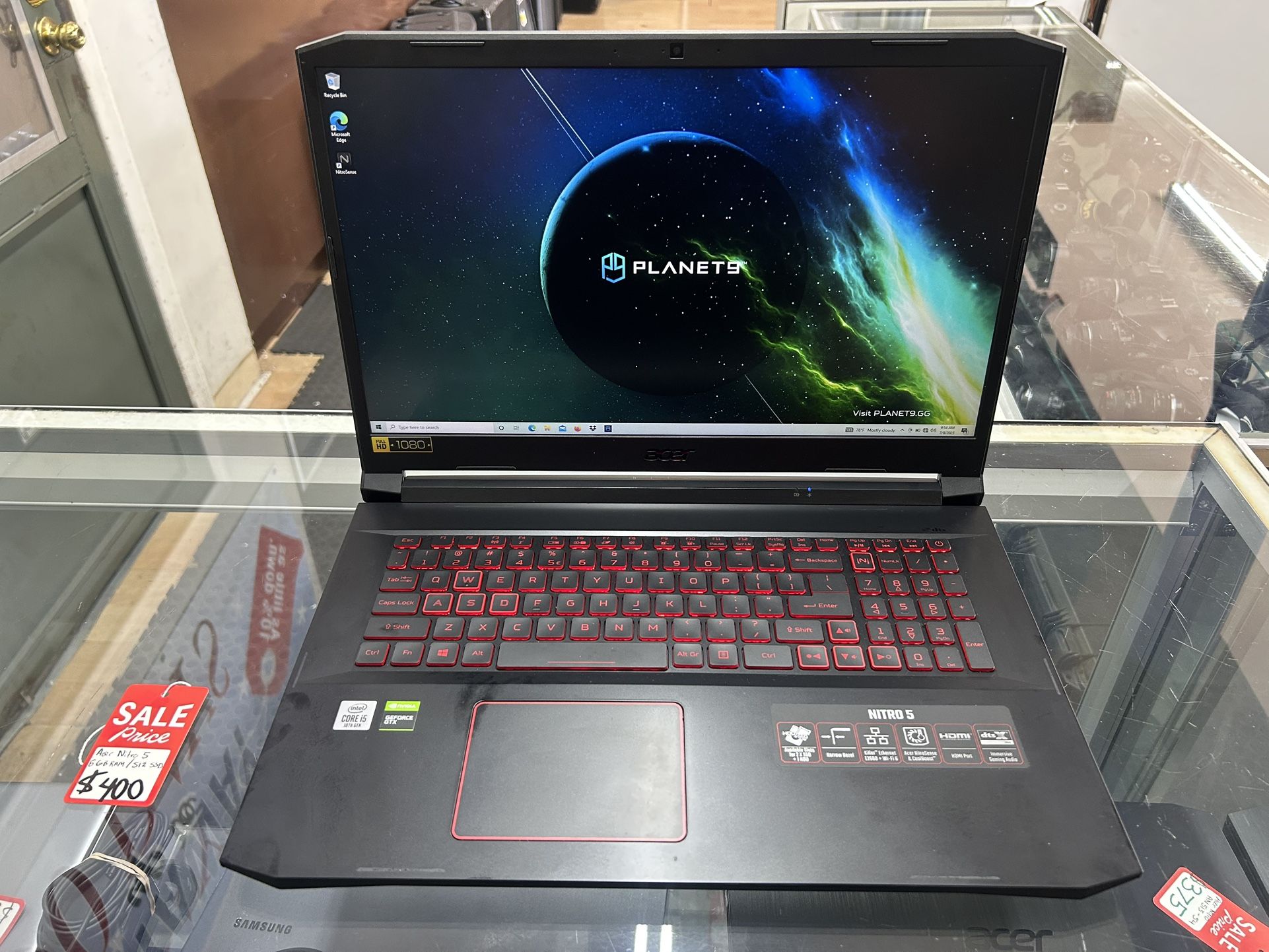 Acer Nitro 5 $400