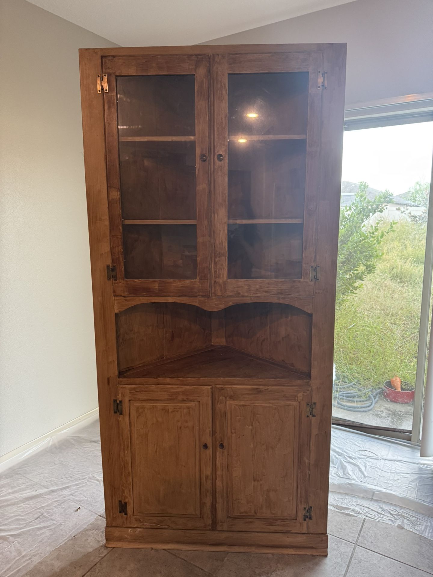 Vintage Bailey & Sons Mastercraft Corner Cupboard