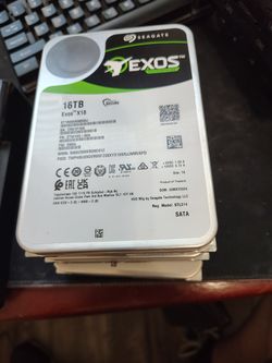 Seagate EXOS 16TB Server and NAS hard drive 7200 RPM