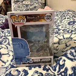 Attack on Titan Eren Jaeger Funko Pop! Figure #1321 Blue Hardened