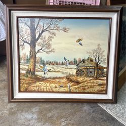 Original Hand Painted Artwork (2) Framed 