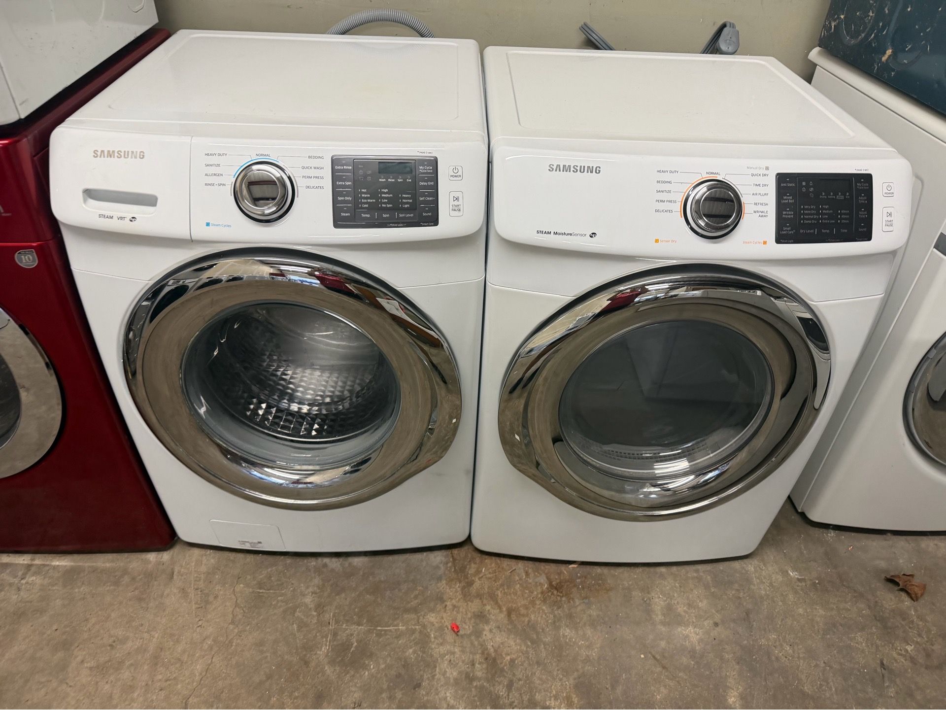 Samsung Washer and Samsung electric dryer