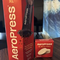 Aeropress Xl Coffee Press Brand New With Xl Micro filters 