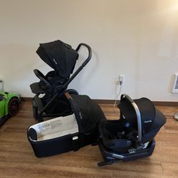 Nuna Stroller MIXX and Car Seat, Bassinet