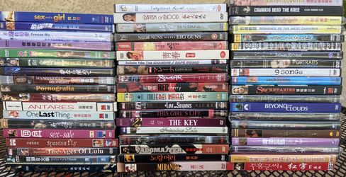 95+ Erotica DVDs Foreign Made Excellent Condition
