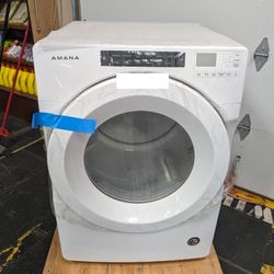 Amana 7.4 CU Ft Stackable vented Electric Dryer -White 