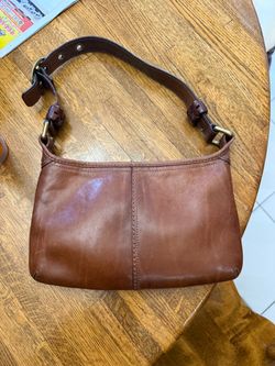Coach brown leather purse