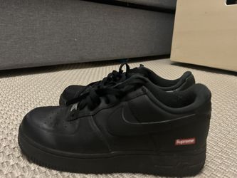 Supreme Black Airforce Ones Size 8 Men’s