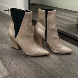 Gold Boots heels from EXPRESS