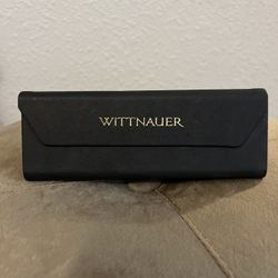 Wittnauer Sunglasses Eye Glasses Black Hard Flip Top Case