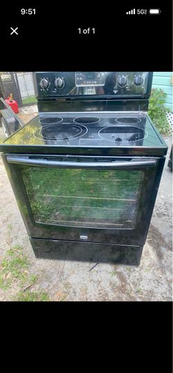 Glass top stove