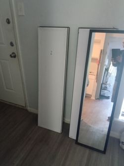 Full Length Floor Mirror Black Frame