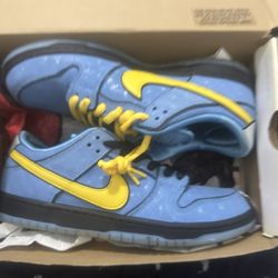Nike Power Puff Blue Sb Dunks 