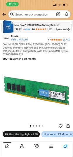 DDR4 ram 3200