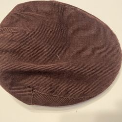 Dartmoor Burgundy corduroy cap, hat, beret