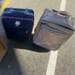 Hello kitty carry on suitcase roller bag 4 wheel